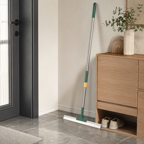 💚 Floor Cleaning | Silicone Squeegee Efficiency | Fast Dry Surface Care