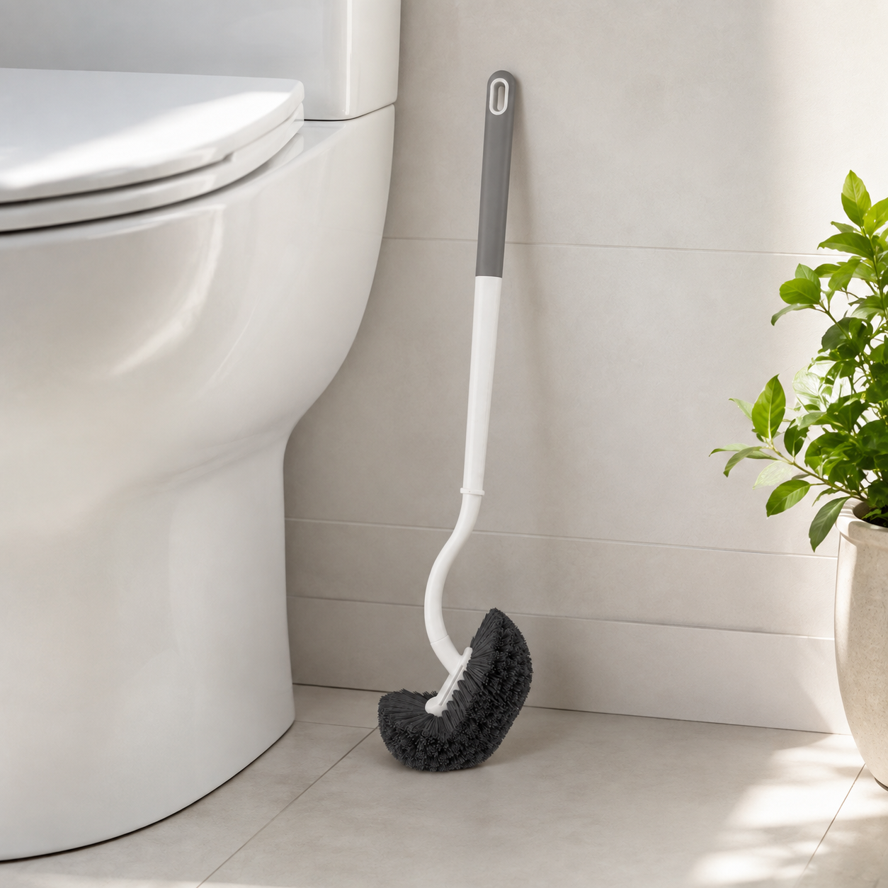 Bathroom Cleaning | Dense Bristle Design | Deep Toilet Bowl Care