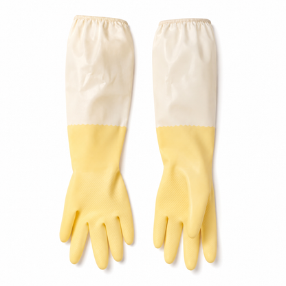 💛 Cleaning Essential | Waterproof Rubber Protection | Comfortable Household Defense
