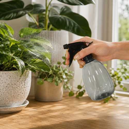 🖤 Cleaning Essential | Durable Plastic Design | Fine Mist Daily Care
