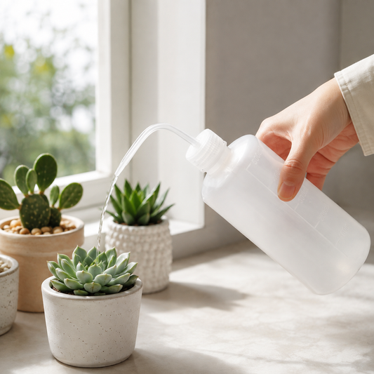 🌱 Plant Care | Precision Plastic Watering | Gentle Succulent Hydration