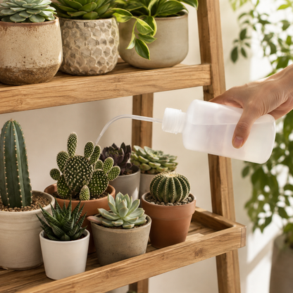 🌱 Plant Care | Precision Plastic Watering | Gentle Succulent Hydration