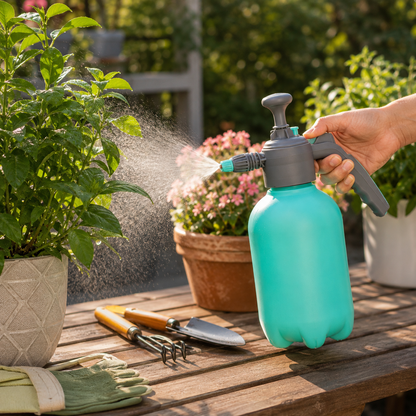 💦 Pressure Sprayer | Durable Plastic Garden Care | Effortless Continuous Mist