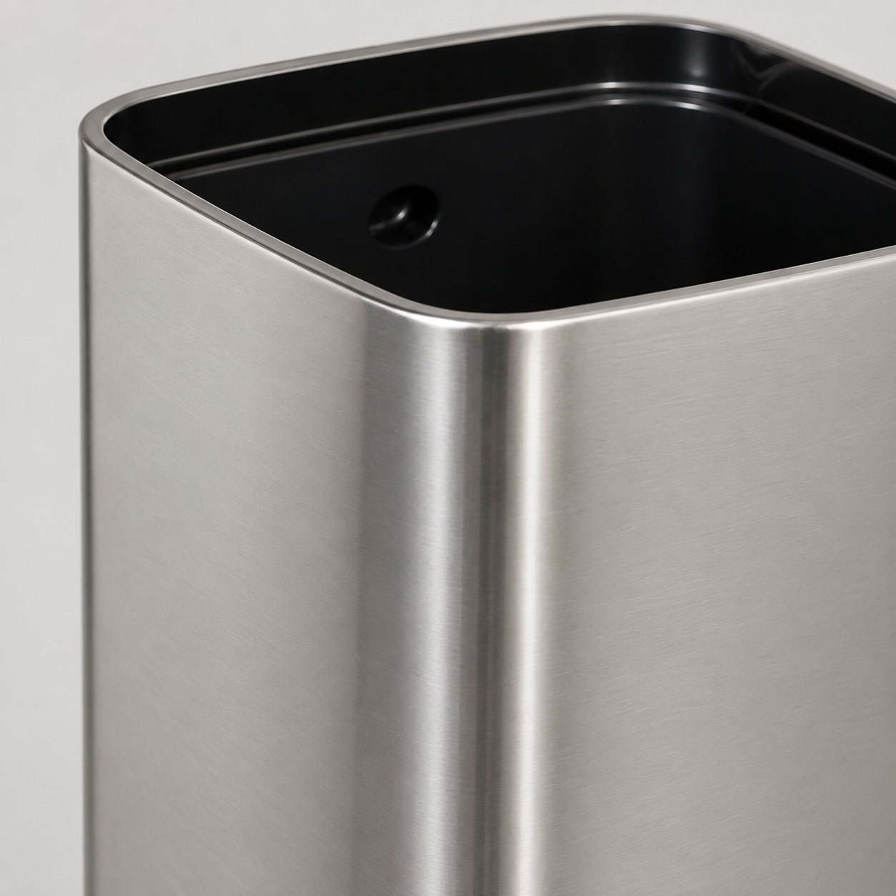 🗑️ Modern Essential | Stainless Steel Waste Bin | Sleek Space-Saving Design