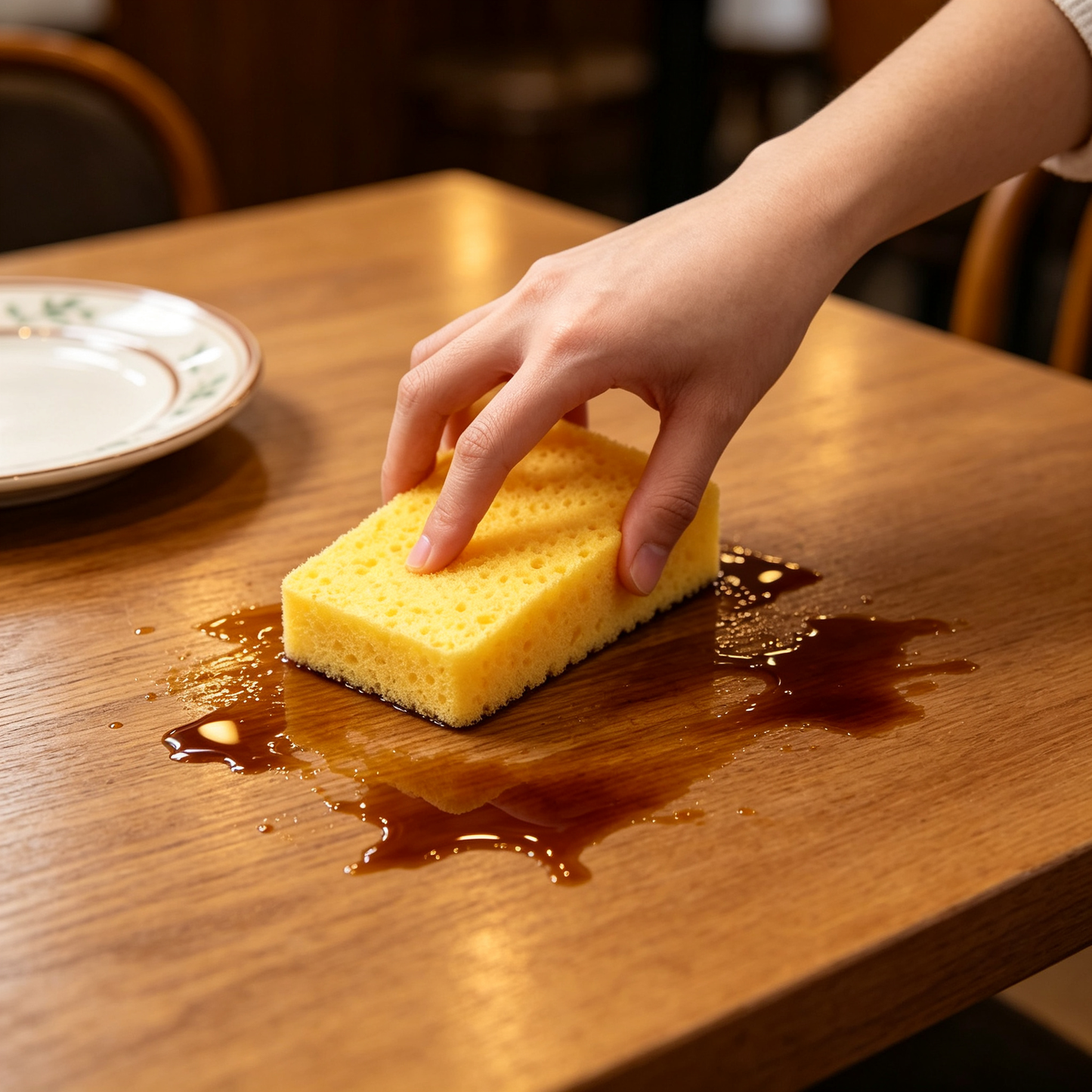 🧽 Kitchen Cleaning Sponge | Soft Absorbent Material | Daily Dishwashing Essential | Home Care Helper | Bright Yellow Fresh Design