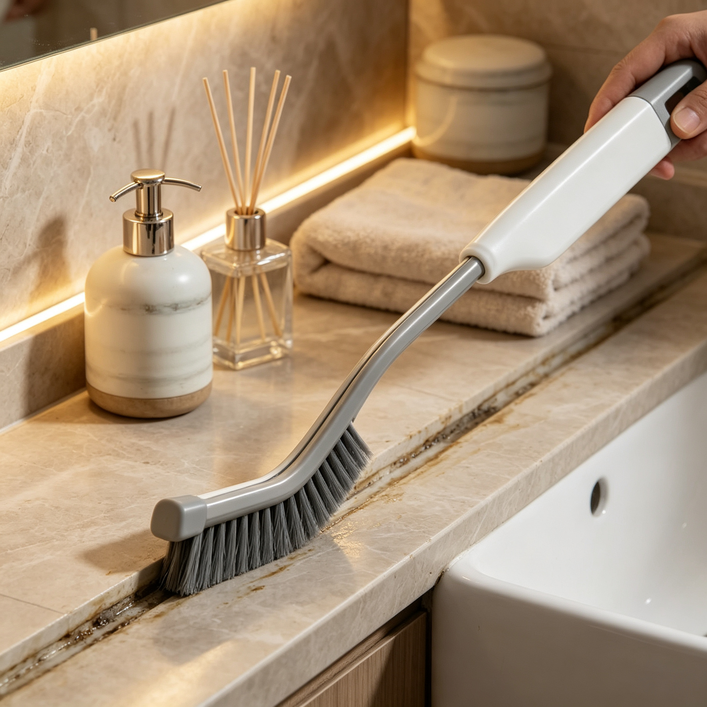✨ Deep Cleaning Brush | Durable PP Material | Kitchen Care Essential | Multi-Surface Cleaning | Slim Functional Design
