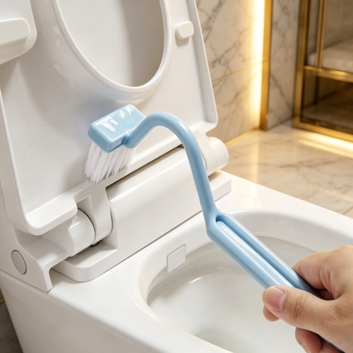 ✨ Toilet Cleaning Brush | Flexible PP Material | Bathroom Care Essential | Deep Cleaning Helper | Compact Modern Design