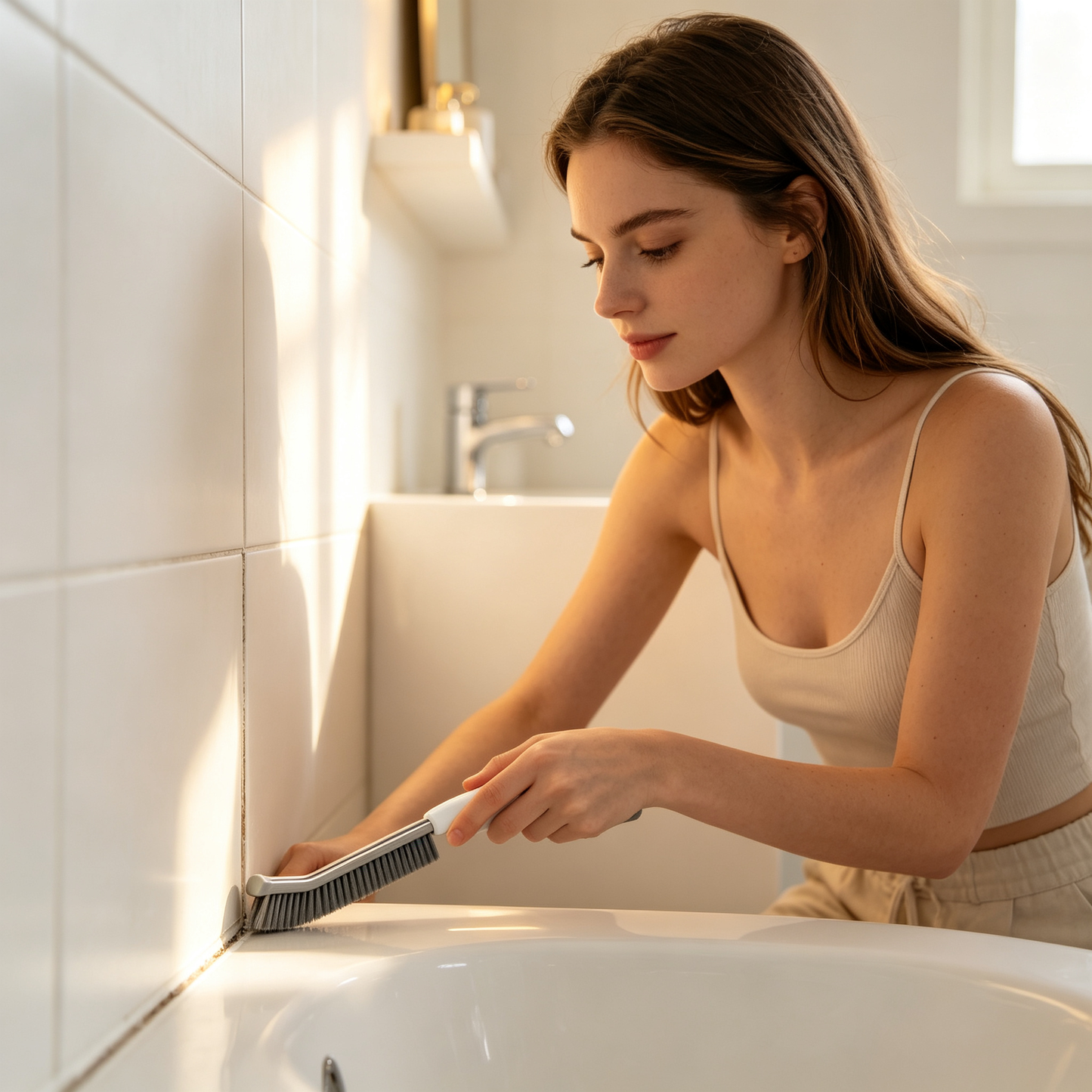 ✨ Deep Cleaning Brush | Durable PP Material | Kitchen Care Essential | Multi-Surface Cleaning | Slim Functional Design