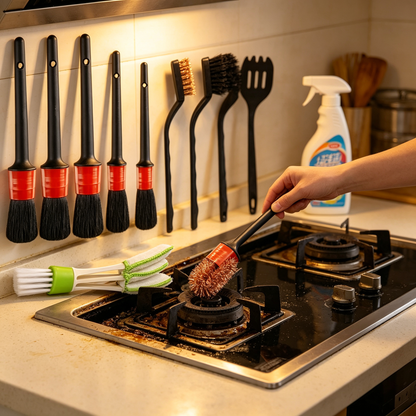 ✨ Cleaning Brush Set | Multi-Surface Tools | Home Care Essential | Everyday Organization | Practical Design