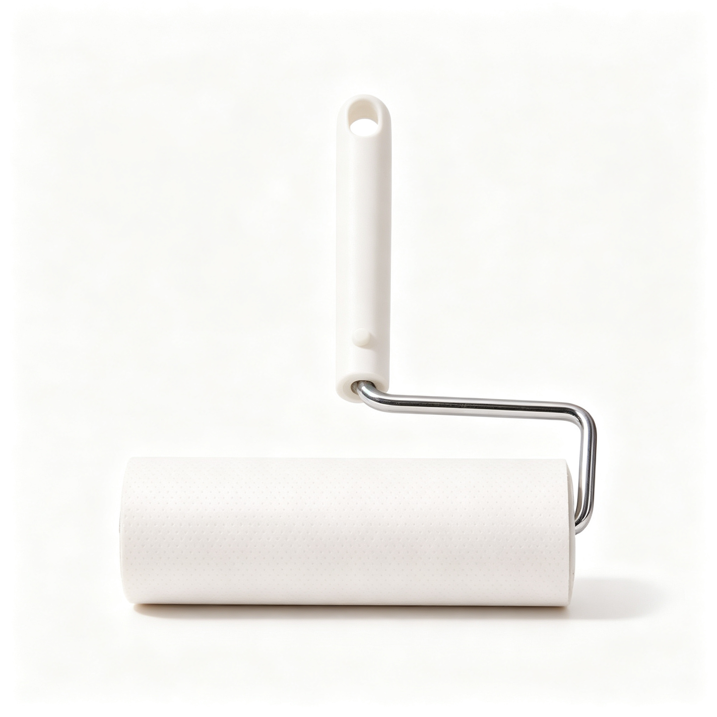 🤍 Lint Roller Cleaner | Smooth Rolling Design | Quick Hair Removal Essential | Everyday Home Care Helper | Minimalist White Design