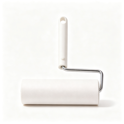 🤍 Lint Roller Cleaner | Smooth Rolling Design | Quick Hair Removal Essential | Everyday Home Care Helper | Minimalist White Design