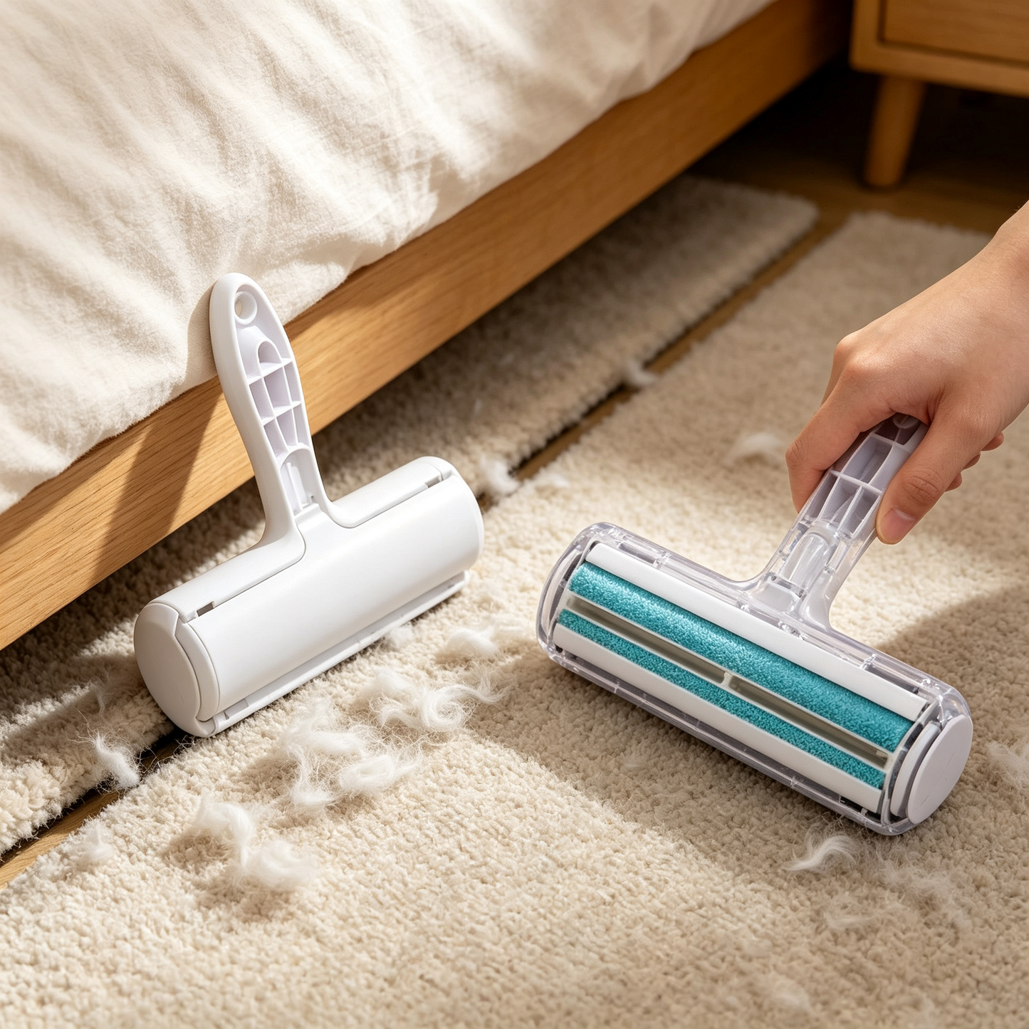 ✨ Pet Hair Remover Brush | Reusable ABS Material | Home Cleaning Essential | Fabric Care Helper | Simple Practical Design