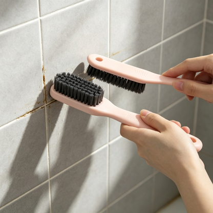 🌸 Multi-Purpose Shoe Cleaning Brush | Soft Nylon Bristles | Deep Cleaning Essential | Everyday Home Care Helper | Ergonomic Handle Design