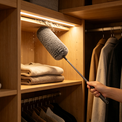 ✨ Dust Cleaning Brush | Microfiber Material | Home Care Essential | Deep Dust Removal | Flexible Practical Design