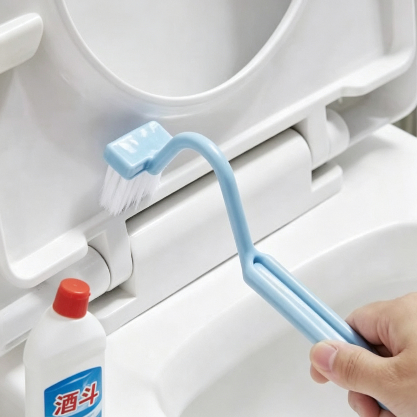 ✨ Toilet Cleaning Brush | Flexible PP Material | Bathroom Care Essential | Deep Cleaning Helper | Compact Modern Design