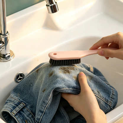 🌸 Multi-Purpose Shoe Cleaning Brush | Soft Nylon Bristles | Deep Cleaning Essential | Everyday Home Care Helper | Ergonomic Handle Design
