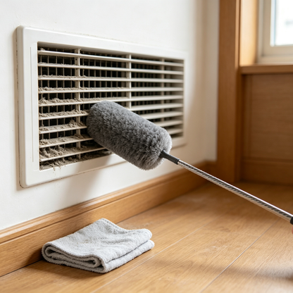 ✨ Dust Cleaning Brush | Microfiber Material | Home Care Essential | Deep Dust Removal | Flexible Practical Design